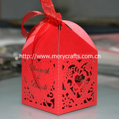 

classic design "big heart" custom laser cut wedding favor boxes wedding favors wholesale