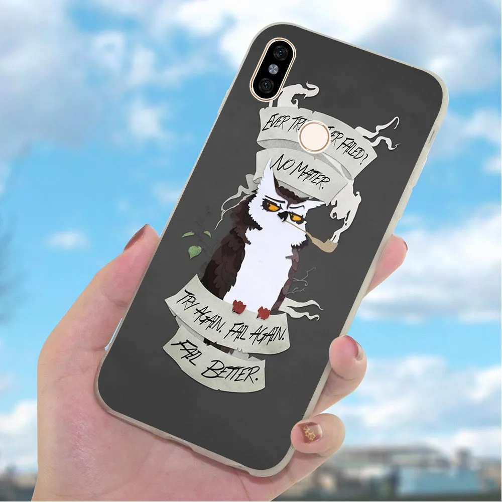 Мягкий чехол из ТПУ для телефона Redmi 6 Pro с животными совами 4X A2 A1 9se 4A 5 Plus 5A Prime 6A Note 7