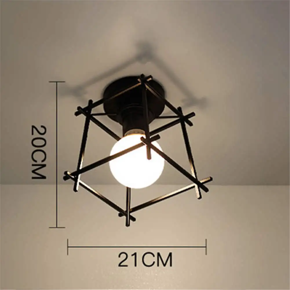 Новый 1 шт. геометрический потолочный светильник простой железный подвесной для