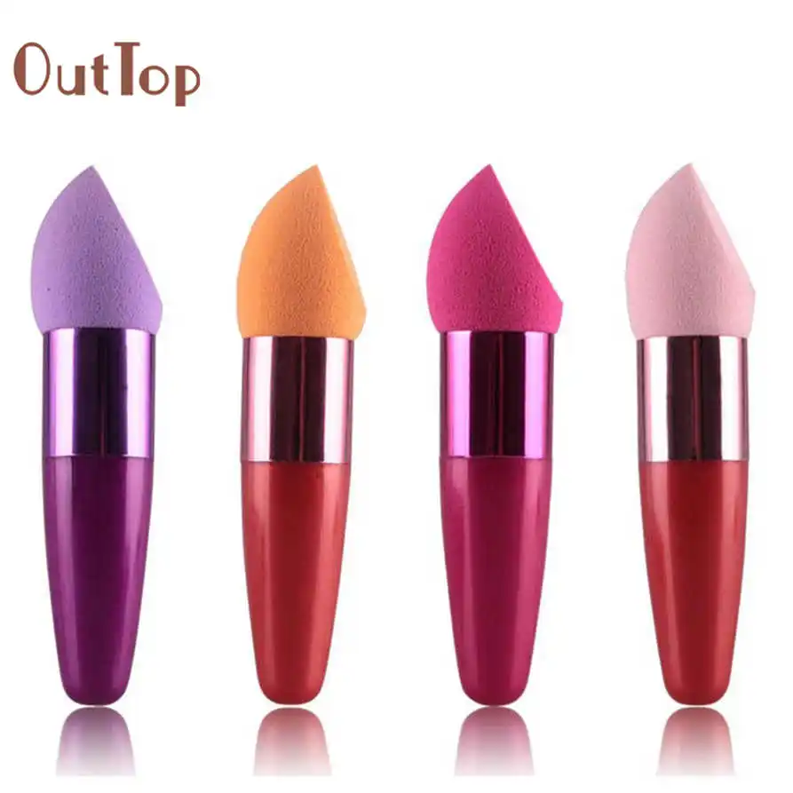 4 цвета женская косметика жидкий крем основа для макияжа консилер Губка кисти