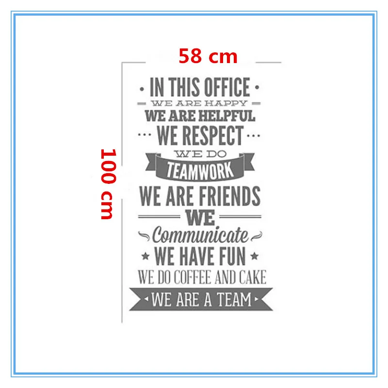 Новинка 2016 лидер продаж Новые Стикеры на стену с цитатами офисные виниловые