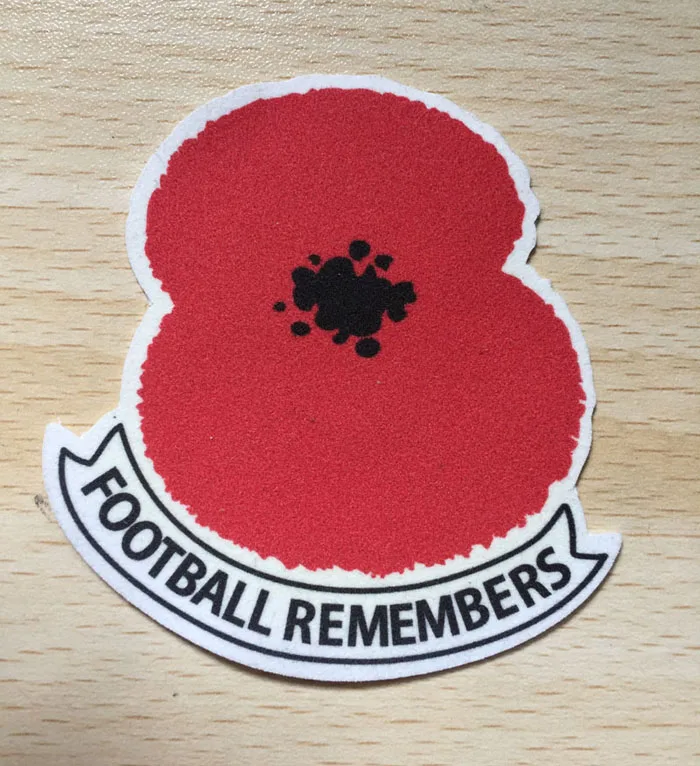 Football remember Футбольная нашивка Lextral FA League poppy футбольный значок теплопередача футбольная нашивка - Цвет: Football remember