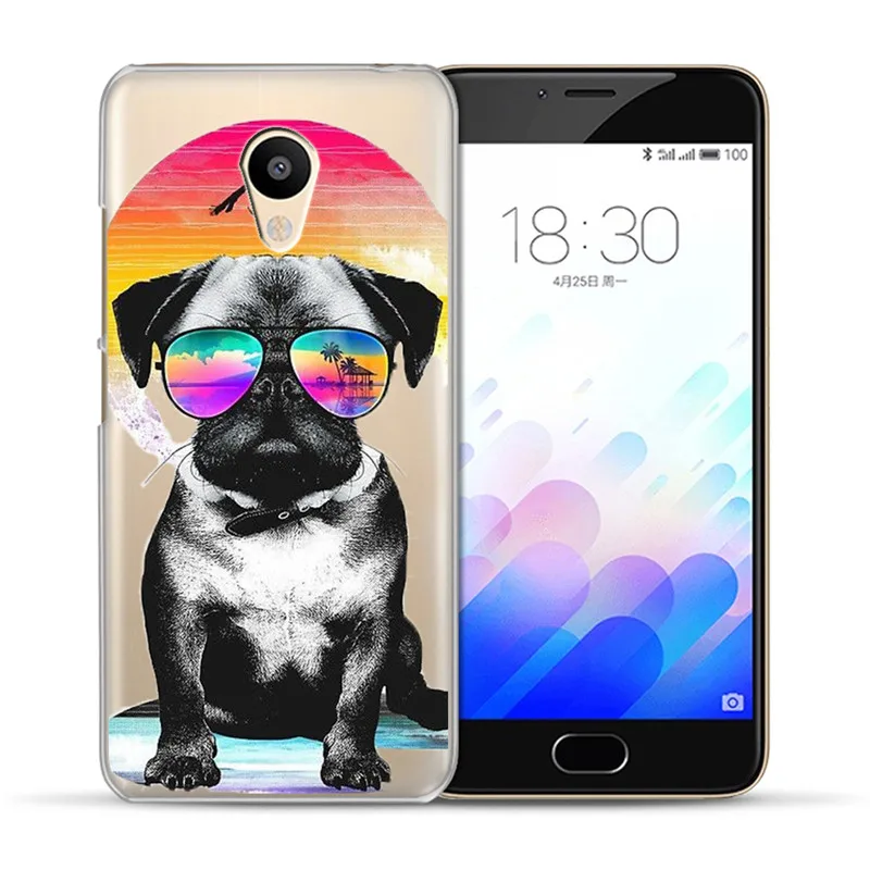 Мультяшный медведь кошка собака для Meizu M3S M5 M5S M5C M6 M3 M5 M6 Note U10 U20 чехол для телефона Coque Etui capa funda Мягкий Силиконовый ТПУ - Цвет: 1596