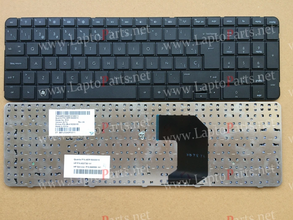 Новый Sp Испанский Клавиатура для ноутбука HP Pavilion G7 1000 g7 1100 1200 g7t R18 1001 1222|keyboard for