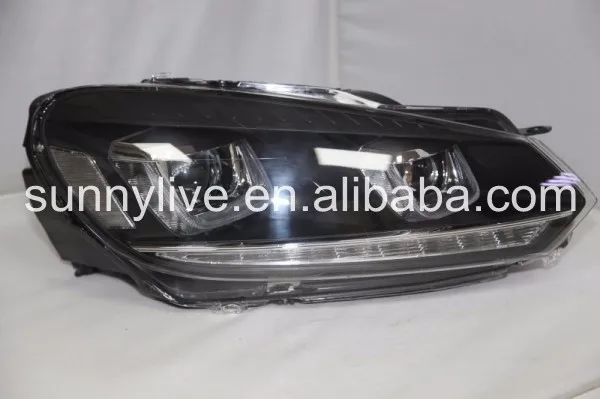 Golf 6 светодиодный светильник голова Дьявола Глаз с объективом проектора 2009-2013 YZV2 Тип