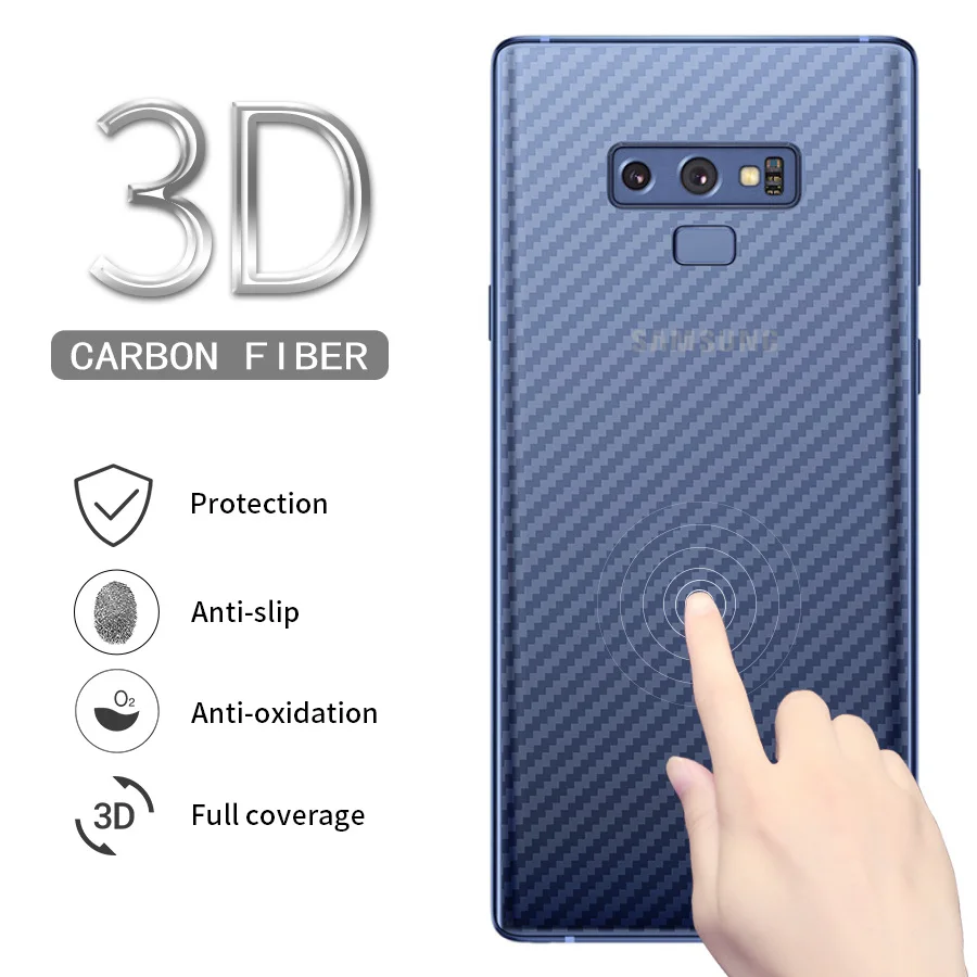 WOLFPSYCH мягкая задняя крышка протектор экрана для samsung Galaxy S6 S7 Edge S8 S9 Plus Note 8 9 3D