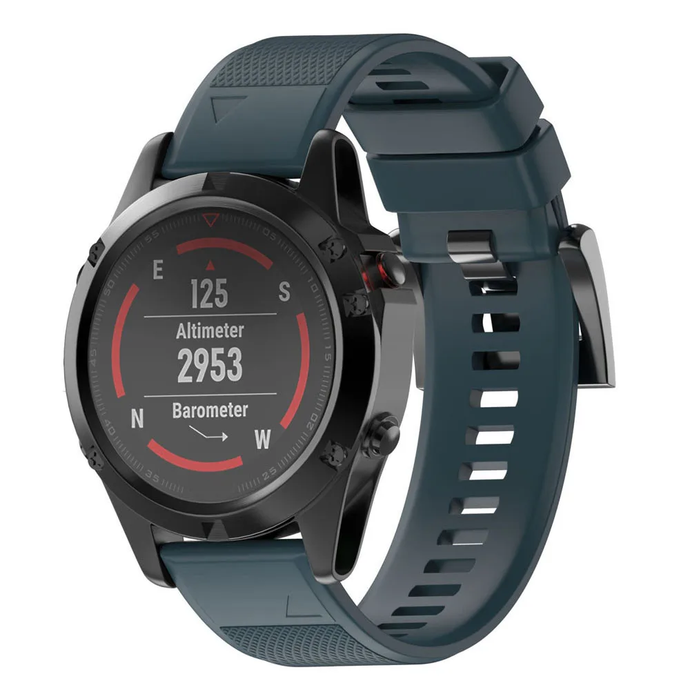 Новая разработка замена из силикагеля, мягкий ремешок для Garmin Fenix 5 gps часы фитнес Браслет akll bileklikdrop покупки