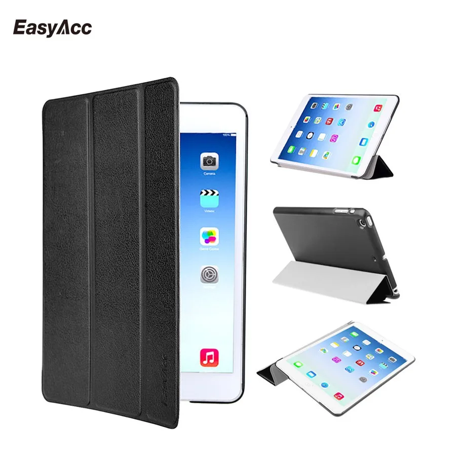 Чехол Easyacc для iPad mini 1 2 3 трехскладной умный цветной Ультратонкий Прозрачный чехол