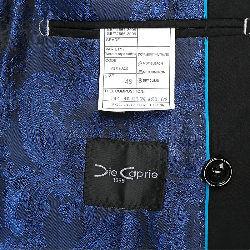 Свадебный двубортный мужской костюм 2021 с цветочной подкладкой из 2 предметов: