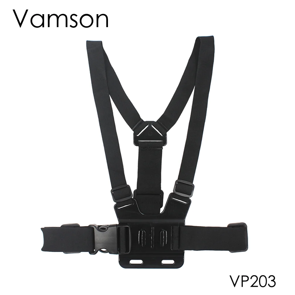 Vamson нагрудный ремень для Gopro аксессуары Xiaomi yi 4K Экшн-камера для Go Pro SJCAM SJ4000 Спортивная камера VP203X - Цвет: VP203