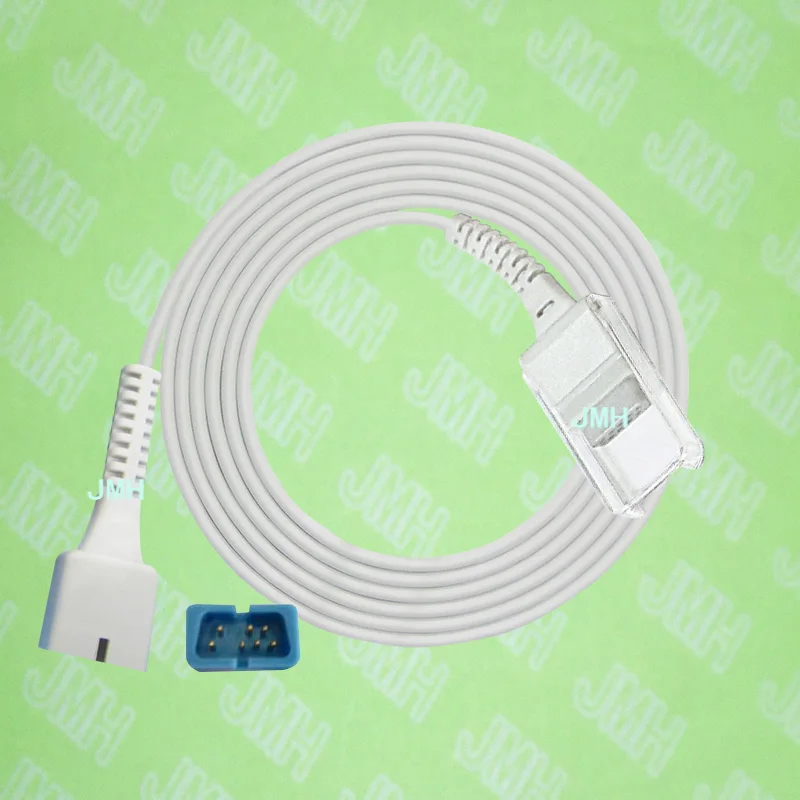 

Compatible with Artema,Biosys,Drager,GE,Hellige,HP,Invivo,Nellcor,Datascope Pulse Oximeter monitor,EC-8 Spo2 sensor adapte cable
