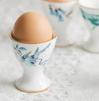 european style ceramics kitchen breakfast egg cup holder egg tools creative non stick egg tray simple design kitchen toolslfb742