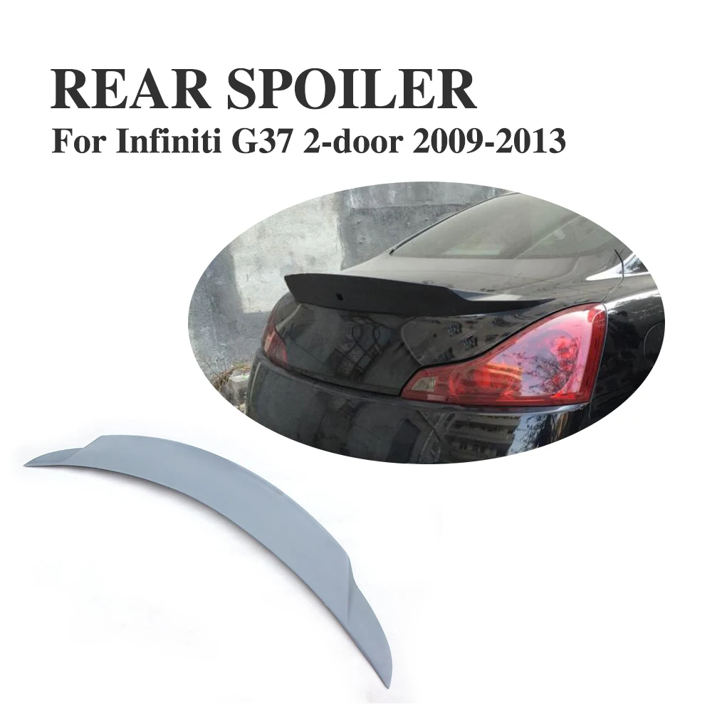 Задний спойлер багажника крыло для Infiniti G37 Coupe 2 двери основание седана Journey 2009 2013