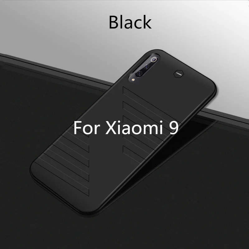 NTSPACE зарядное устройство чехол для Xiaomi Mi 9 power Case 6800 мАч ультра тонкий портативный Банк питания зарядная крышка расширенная батарея - Цвет: Black