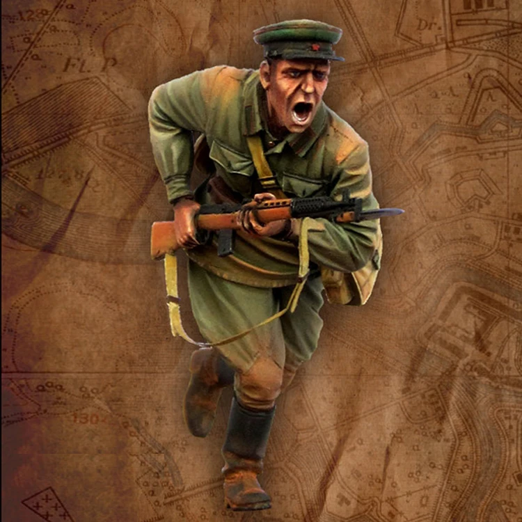 1/35 шкала в сборе набор для фигурки из смолы советский красный армейский