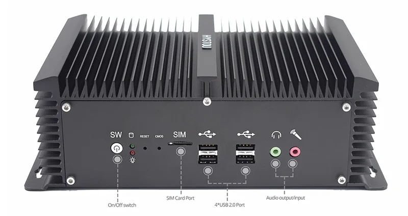 Intel Core i7 4500U i5 8250U промышленный настольный компьютер 5250U Win10 Linux i3 Minipc Intel NUC 4K HD RS232 RS485 персональный портативный ПК