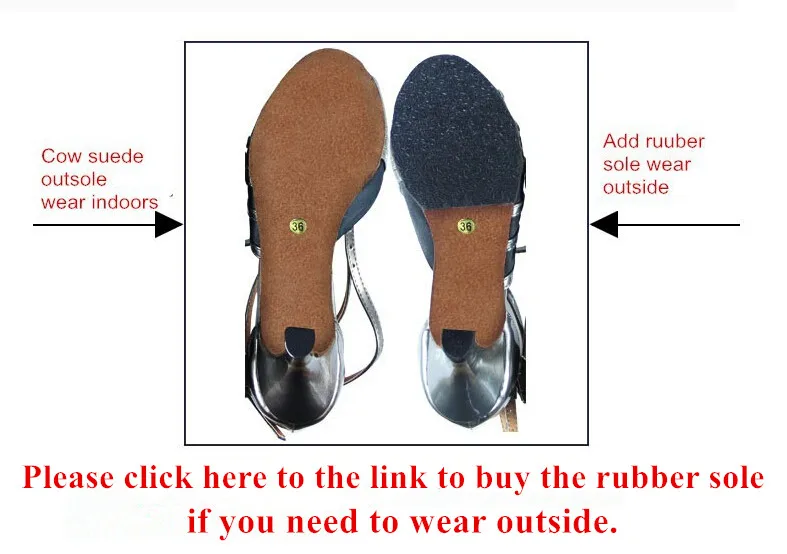 Резиновая подошва для латинских бальных танцев сальса танго танцевальная обувь