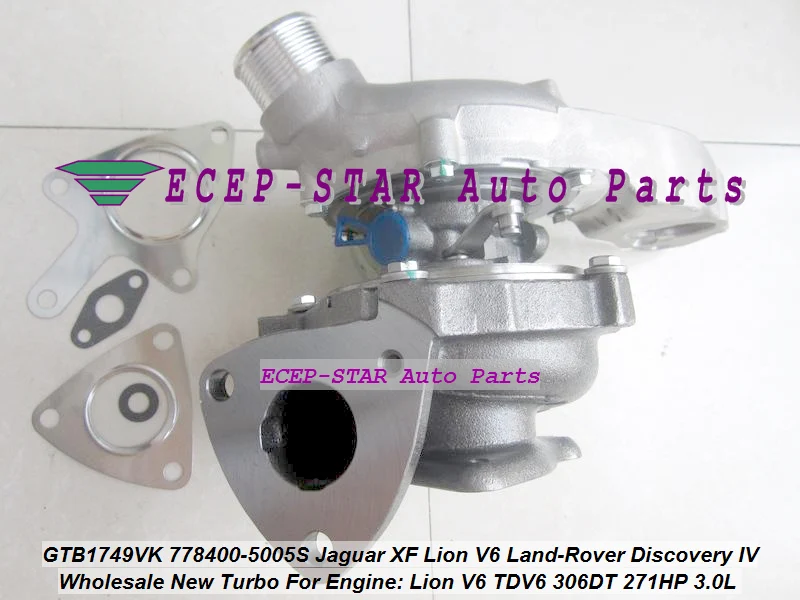 GTB1749VK 778400 5004S 5003S Turbo для Jaguar XF Lion V6 Land Rover Discovery IV 2009 AJ V6D TDV6 306DT 3.0L|v6 engine|turbo chargerturbo control