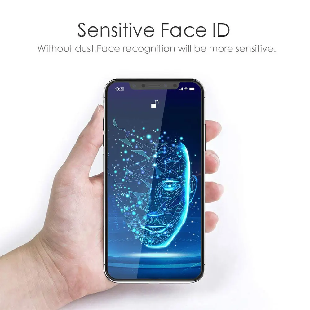Ascromy 5D для iPhone Xs Max защита экрана полное покрытие 9H из закаленного стекла X XR 8 Plus 7 6