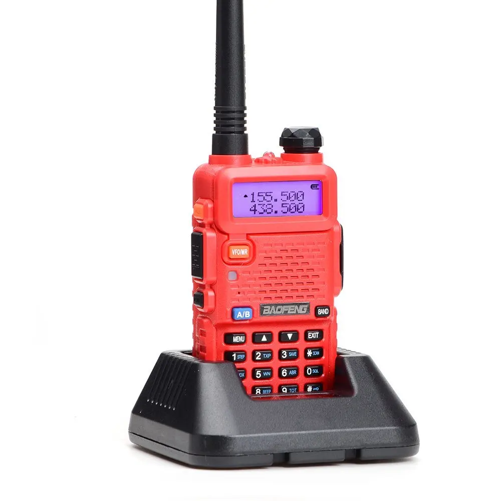 6 шт. Baofeng UV-5R Двухканальные рации до 128 каналов FM трансивер Dual-Band DTMF 128 каналов памяти рации
