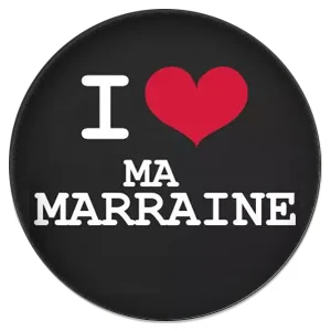 ZDYING новая французская буква 12 мм/20 мм/25 мм супер Marraine Parrain круглый стеклянный кабошон демонстрационная плоская задняя фурнитура - Цвет: MA007