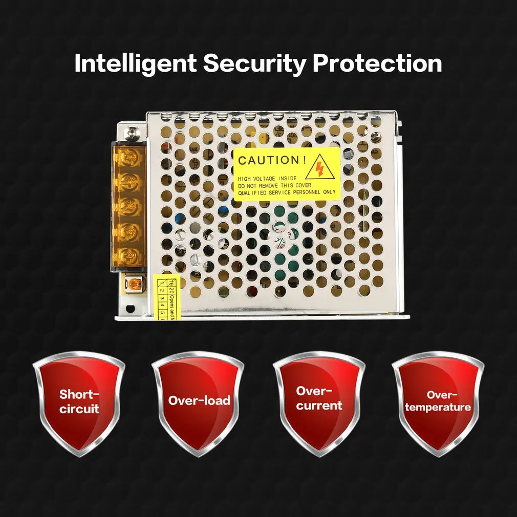DC 5V 60W Светодиодный источник питания переключатель тока вольт адаптер