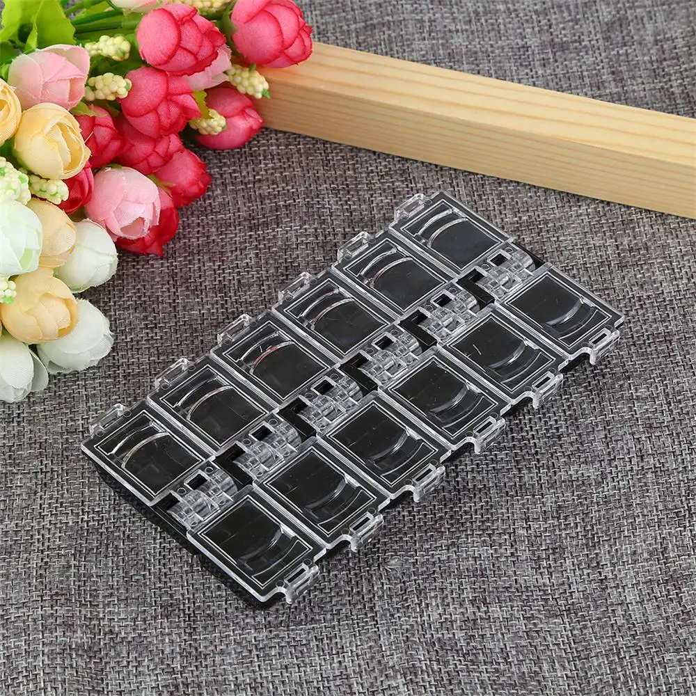 Пластик Дисплей ящик для хранения ногтей Книги по искусству инструменты горный