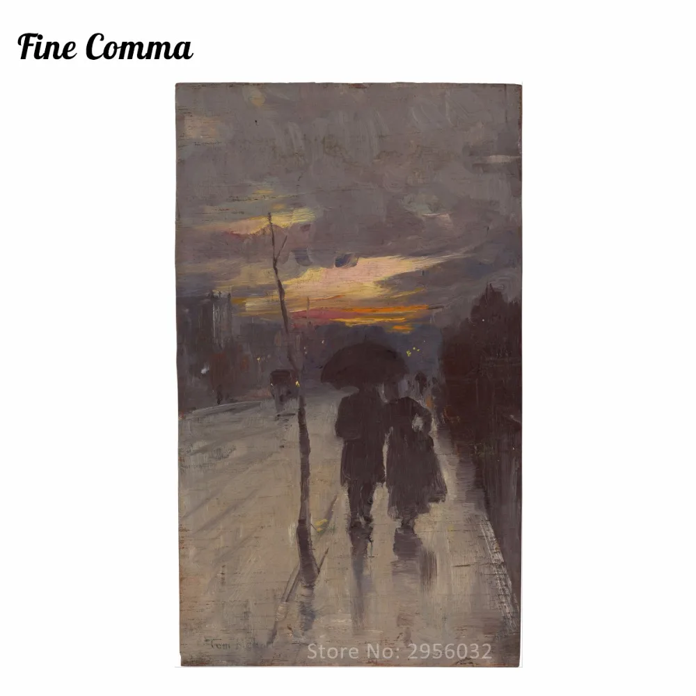 

Картина на холсте с изображением улицы Тома Робертса, 1889
