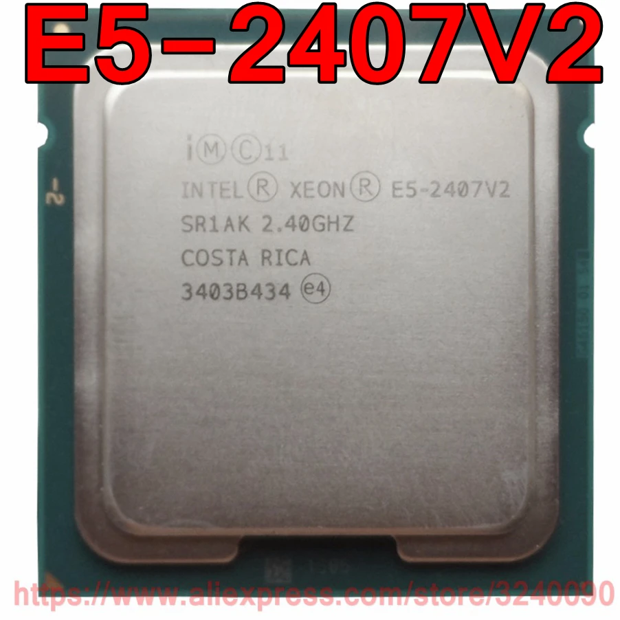 Процессор Intel ЦП Xeon E5 2407V2 SR1AK 2 40 ГГц 4 ядра 10M LGA1356 2407 V2 Бесплатная доставка Быстрая