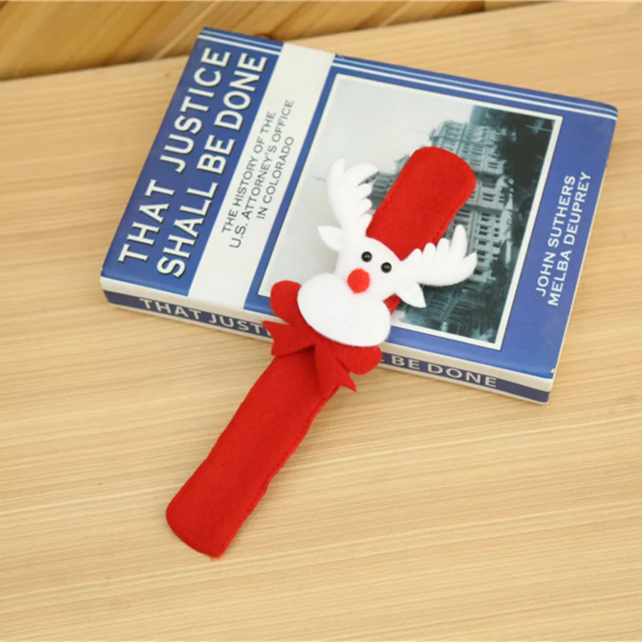 1 шт. милые животные пива снеговика Рождество лось Санта-браслет браслет шлепка