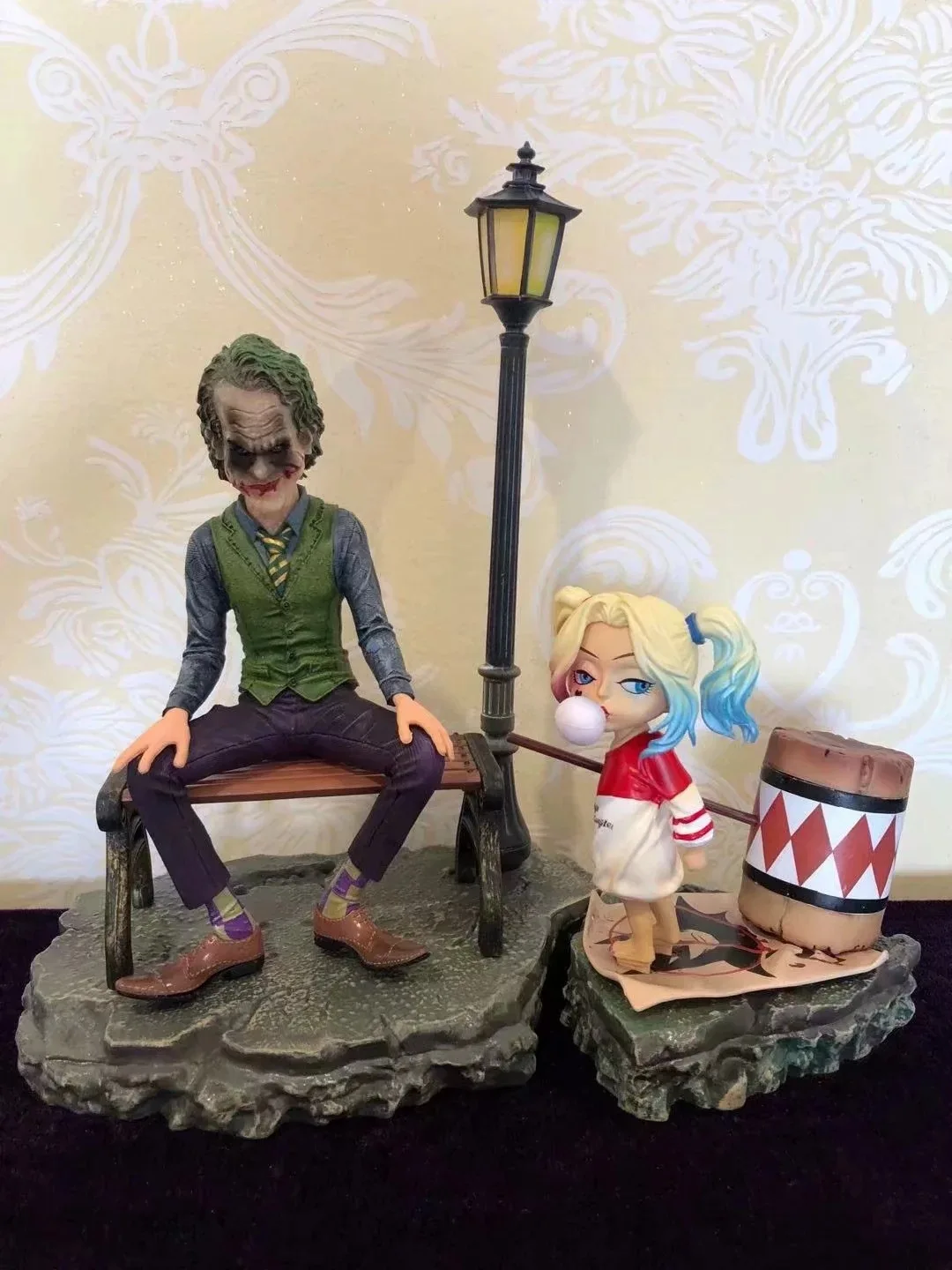 Фильм DC отряд самоубийц персонаж Джокер и ребенок уличная сцена Harleen Quinzel ПВХ