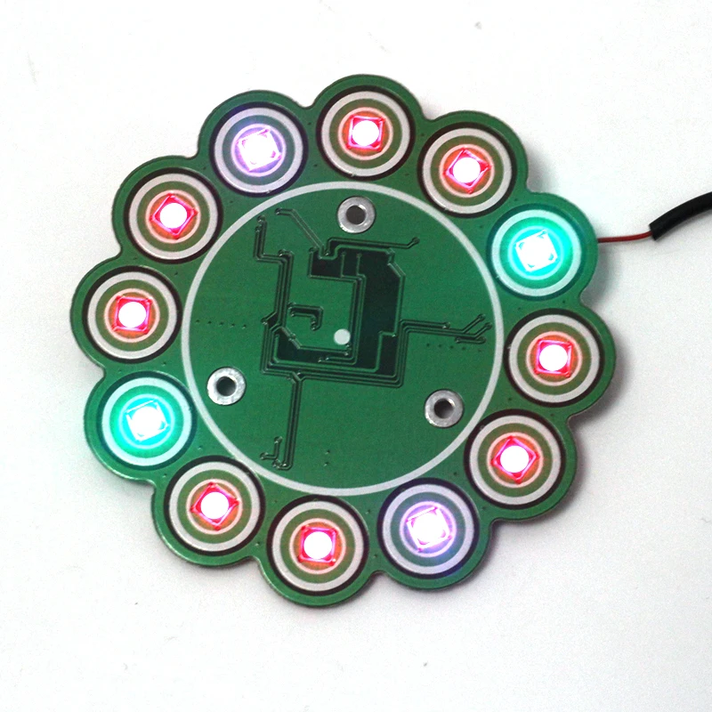 RGB светодиодная лампа для потока фонарь WS2812B TTP224 сделай сам модуль освещения воды