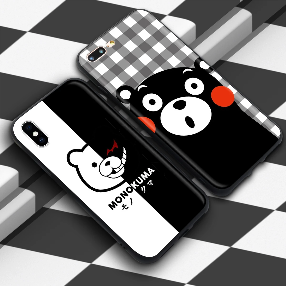 Чехол Lavaza Kumamon Danganronpa Monokuma для iPhone 12 mini 11 Pro XS Max XR X 8 7 6 6S Plus 5 5s se|Бамперы| |