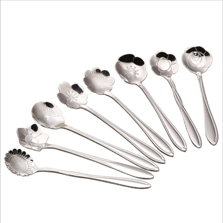 Ложка из нержавеющей стали подарок креативная кофейная ложка вишневый цвет