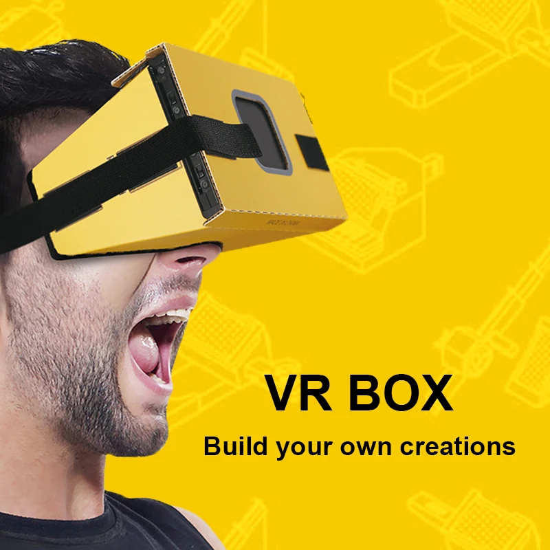 DIY очки виртуальной реальности, 3D очки VR для kingd Labo VR Kit, 3D очки, коробка для kingd Switch, игры для NS, аксессуары