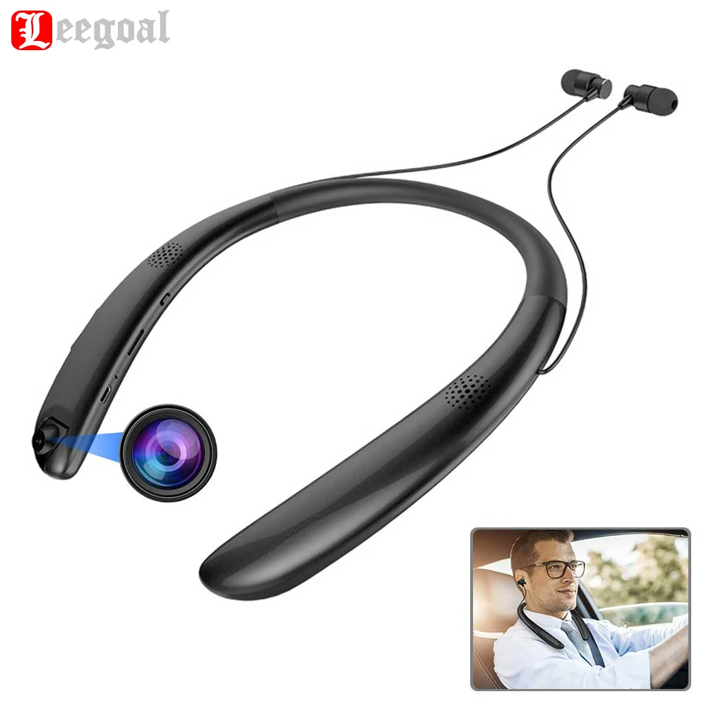 LEEGOAL V9 Беспроводной Bluetooth наушники с Камера спортивные стерео шумоподавлением