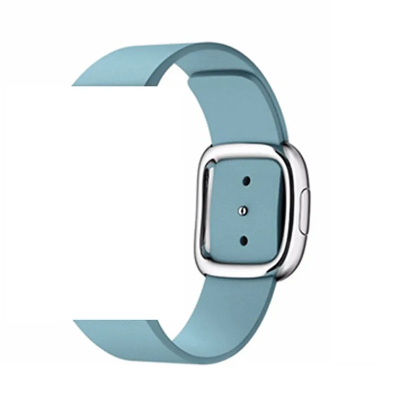 Современный стиль ремешок с пряжкой для apple watch band 4 44 мм 40 браслет из натуральной