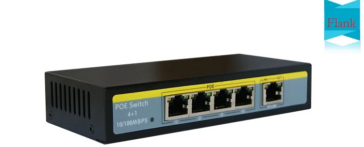 MoGood 5 портов PoE коммутатор Поддержка 802.3at/802.3af для 4CH NVR и CCTV IP/PoE камер 250 метров