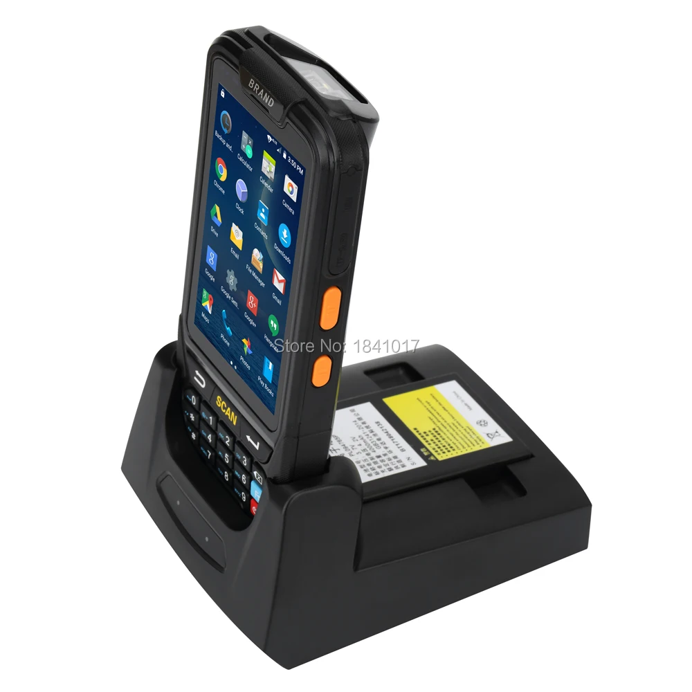 PDA сканер штрих-кода 1D 2D Bluetooth Android Ручной терминал прочный беспроводной мобильный