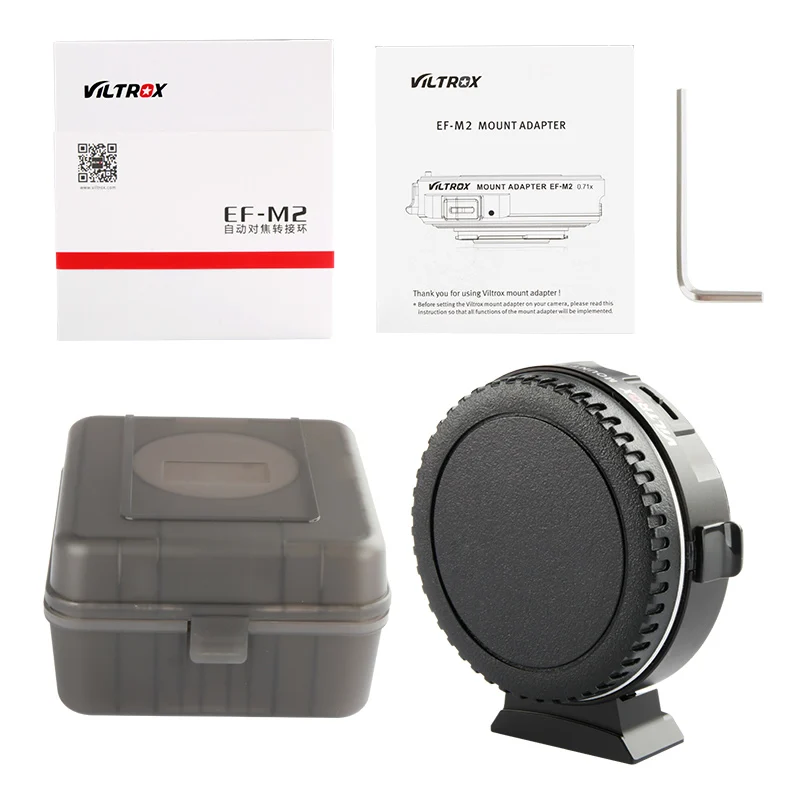 Viltrox EF-M2 фокусное расстояние усилитель адаптер Автофокус 0.71x для Canon EF Крепление