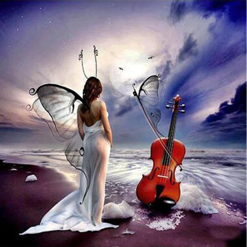 

Сделай Сам 5d алмазная картина для девочек, алмазная вышивка для девочек, Приморский Пейзаж, подарок на день Святого Валентина, подарок на де...