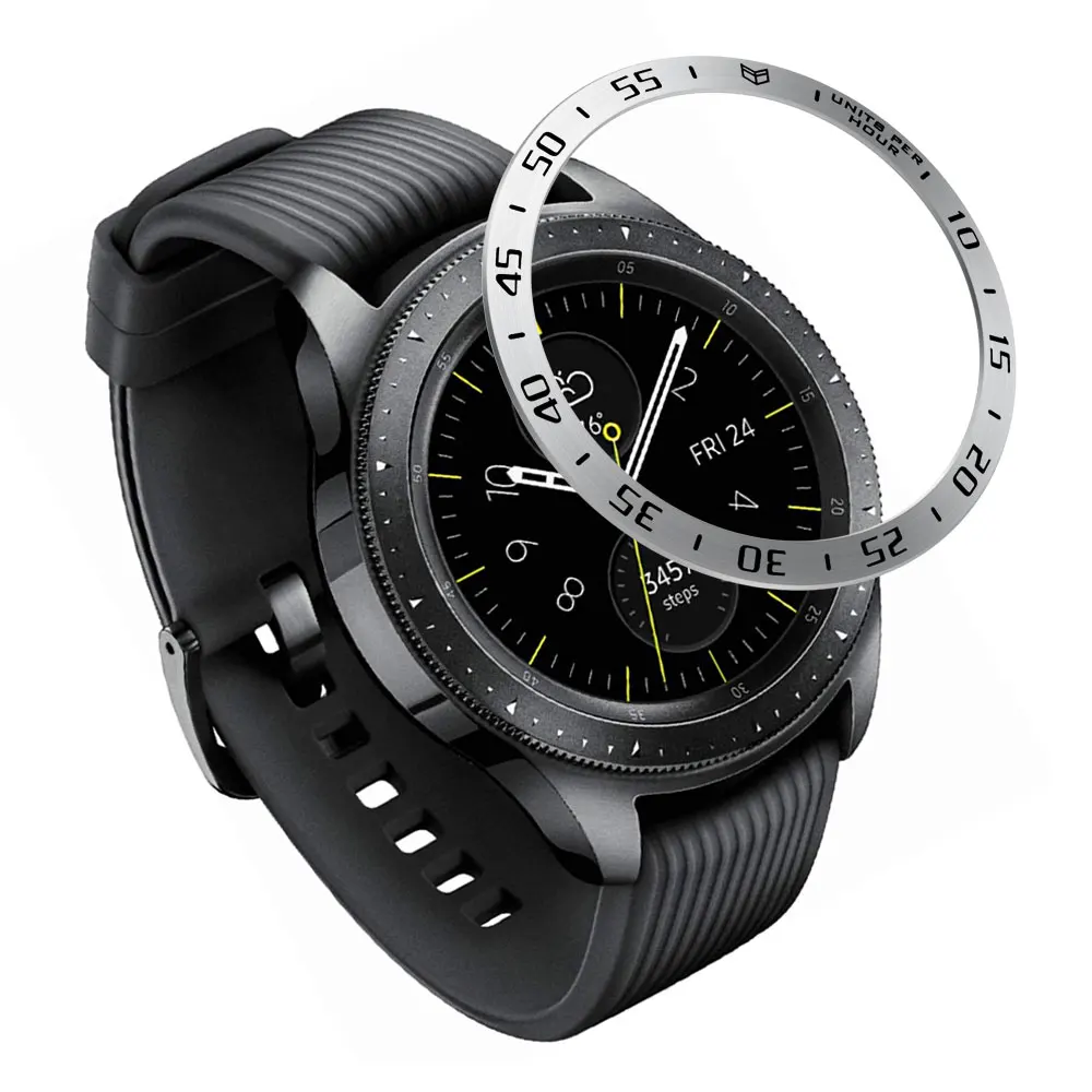 Чехол для смарт-часов Samsung Galaxy Watch 42 мм с кольцом и клейким покрытием защитой от
