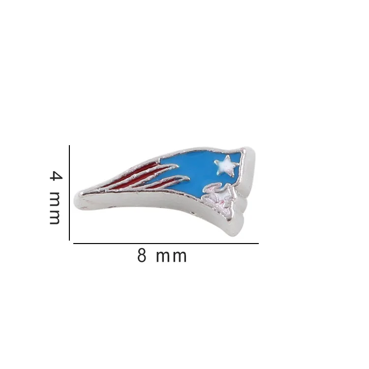 Бесплатная доставка 20 шт эмаль крыло плавающие амулеты подходят для стеклянные