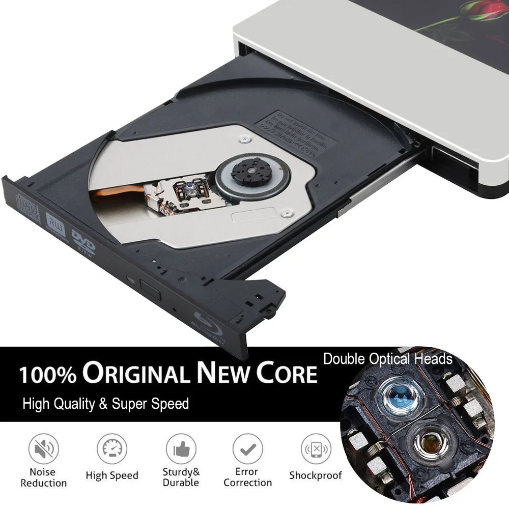 USB C внешний Bluray Drive NOLYTH USB3.0 Внешний Blu Ray BD Burner Writer для MacBook Pro/Air/ноутбука/ПК/Windows