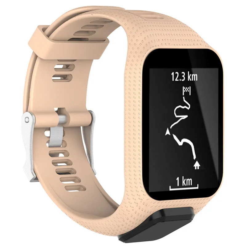 22 мм застежка для часов сменная силиконовая Петля TomTom Adventurer / Golfer 2 GPS PG11 заводская