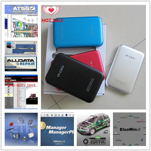 Программное обеспечение для Автосканера all data новейший Alldata 10 53 + mit * chell 2015 тяжелый