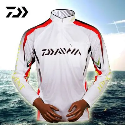 Мужская быстросохнущая дышащая рубашка с воротником стойкой и длинными рукавами