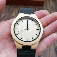 to my boyfriend fashion luxury wood watch men simple casual leather clocks mens watches couple sports quartz wristwatch