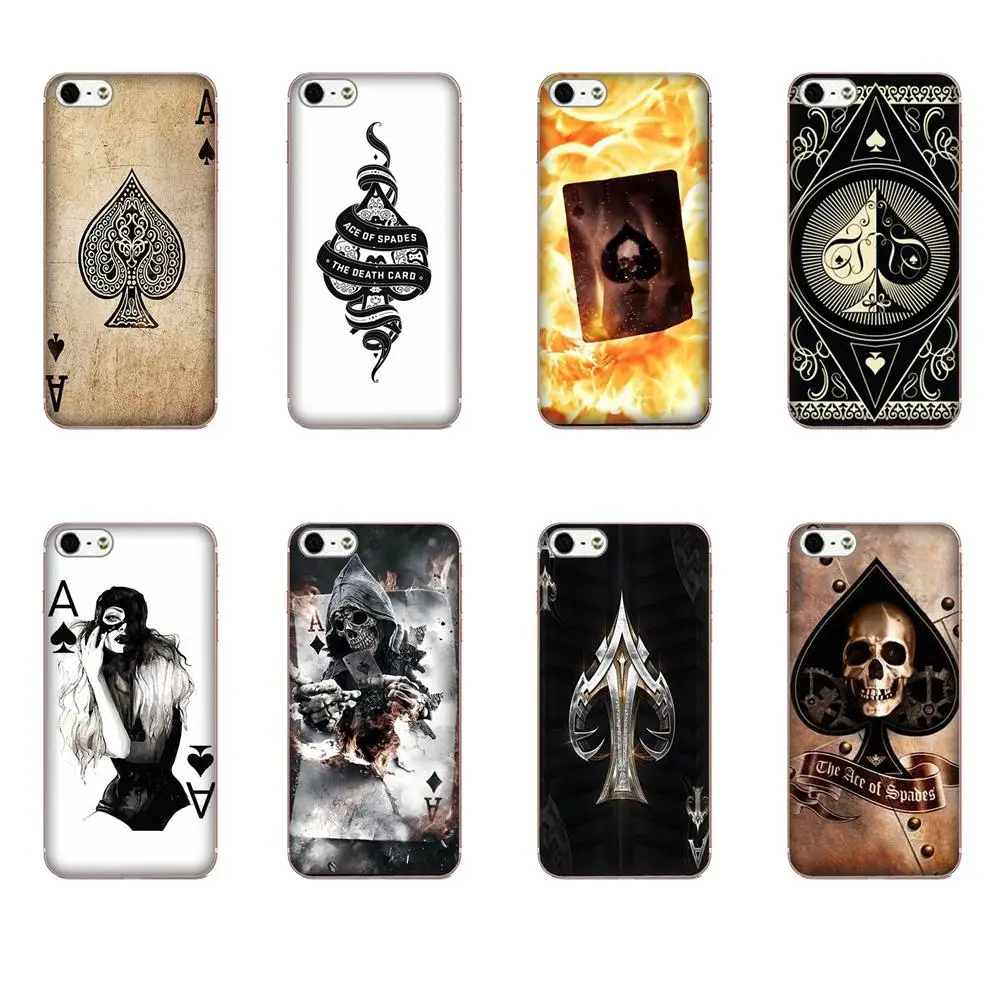 Ace Of Spades из пакета игральных покерных карт для Galaxy J1 J2 J3 J330 J4 J5 J6 J7 J730 J8 2015 2016 2017 2018 mini