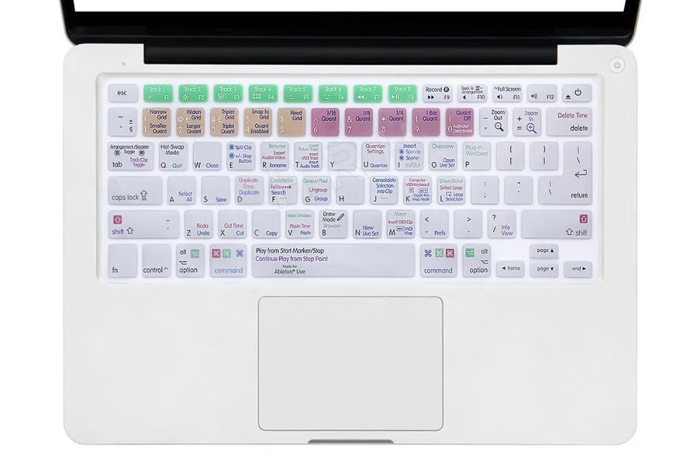 Силиконовая клавиатура для Macbook Pro Retina Air 13 15 17 A1278 Ableton Live 9|Чехлы клавиатуры| |